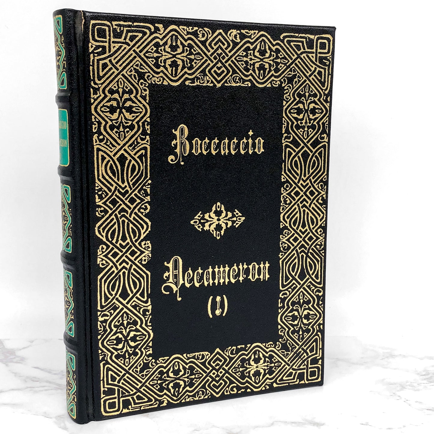 The Decameron Vol. 1 by Giovanni Boccaccio [1986 LEATHER BOUND HARDCOVER]