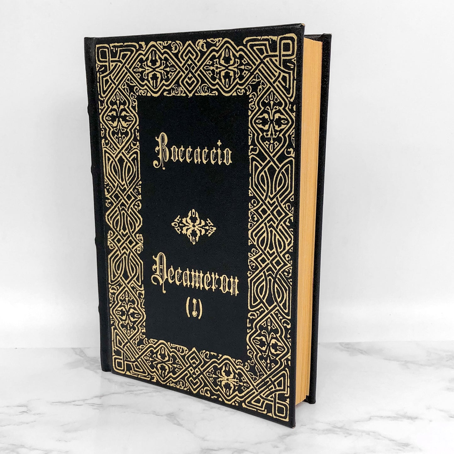 The Decameron Vol. 1 by Giovanni Boccaccio [1986 LEATHER BOUND HARDCOVER]