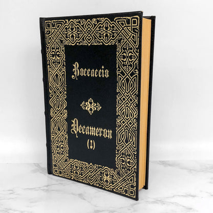 The Decameron Vol. 1 by Giovanni Boccaccio [1986 LEATHER BOUND HARDCOVER]