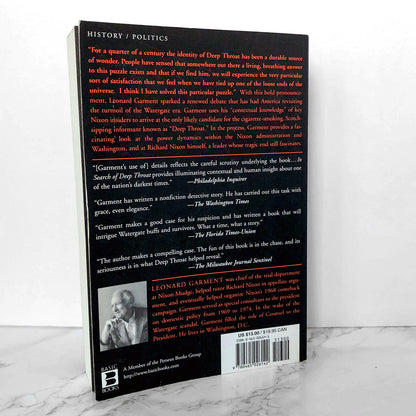In Search of Deep Throat by Leonard Garment [TRADE PAPERBACK / 2000]