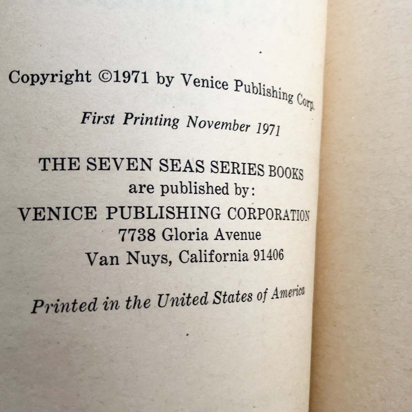 Degradation by Saffron [1971 SLEAZE PAPERBACK]