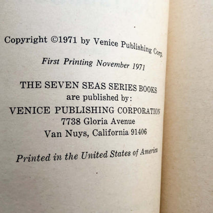 Degradation by Saffron [1971 SLEAZE PAPERBACK]