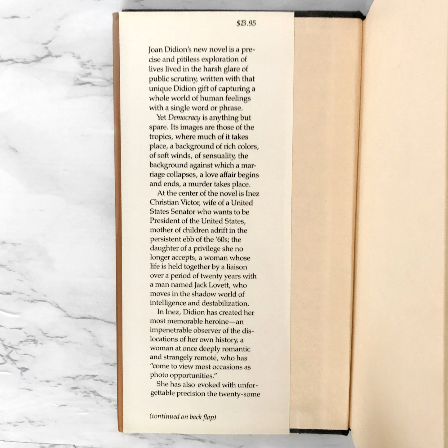 Democracy: A Novel by Joan Didion [FIRST EDITION / FIRST PRINTING] 1984