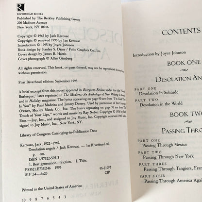 Desolation Angels by Jack Kerouac [TRADE PAPERBACK / 1995]