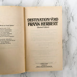 Destination Void by Frank Herbert [REVISED PAPERBACK / 1978]