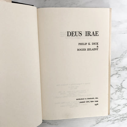 Deus Irae by Philip K. Dick & Roger Zelazny [FIRST EDITION • FIRST PRINTING] 1976 • Doubleday