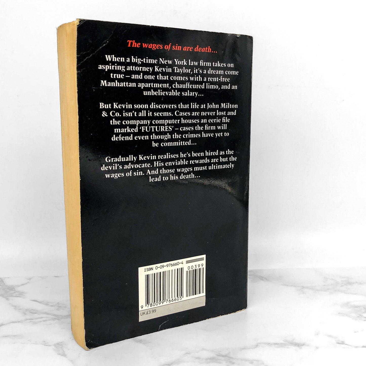 The Devil's Advocate by Andrew Neiderman [1991 U.K. PAPERBACK]