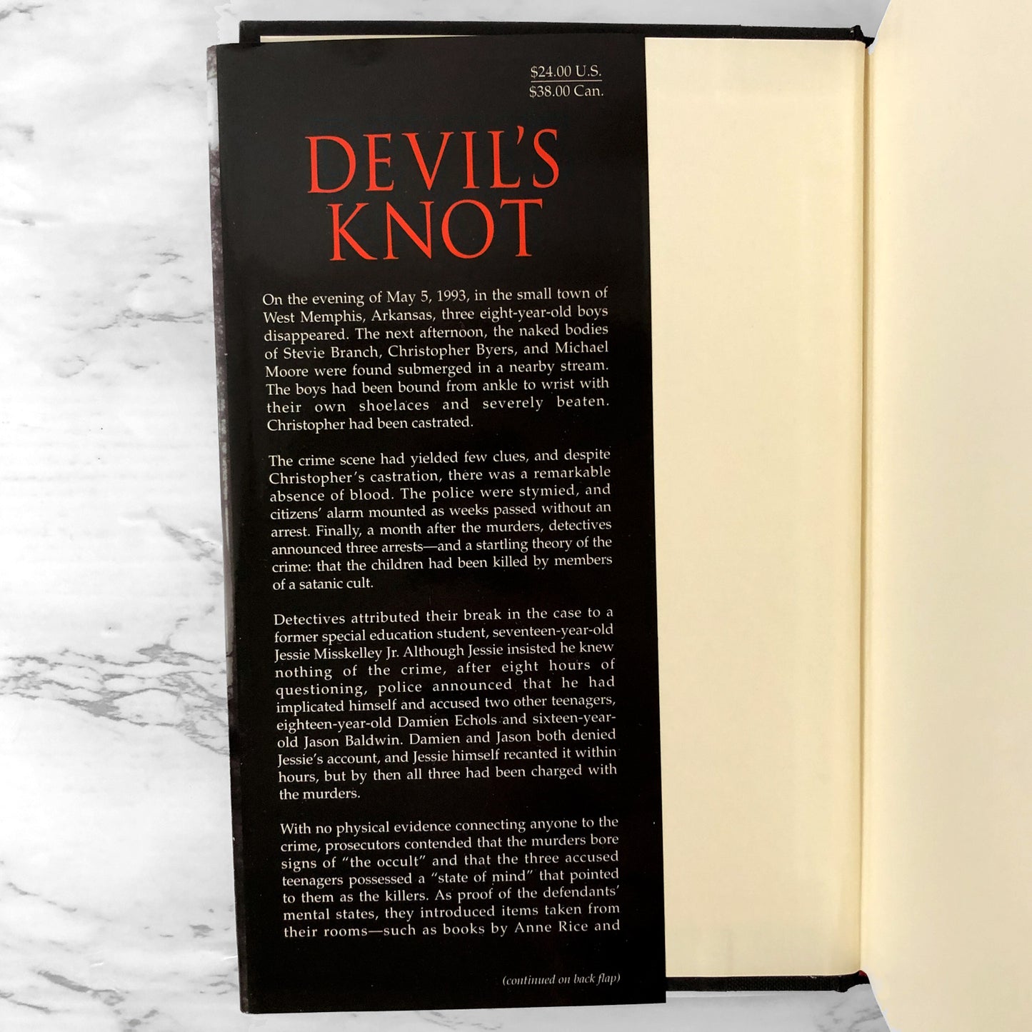 Devil's Knot: The True Story of the West Memphis Three by Mara Leveritt [FIRST EDITION] 2002