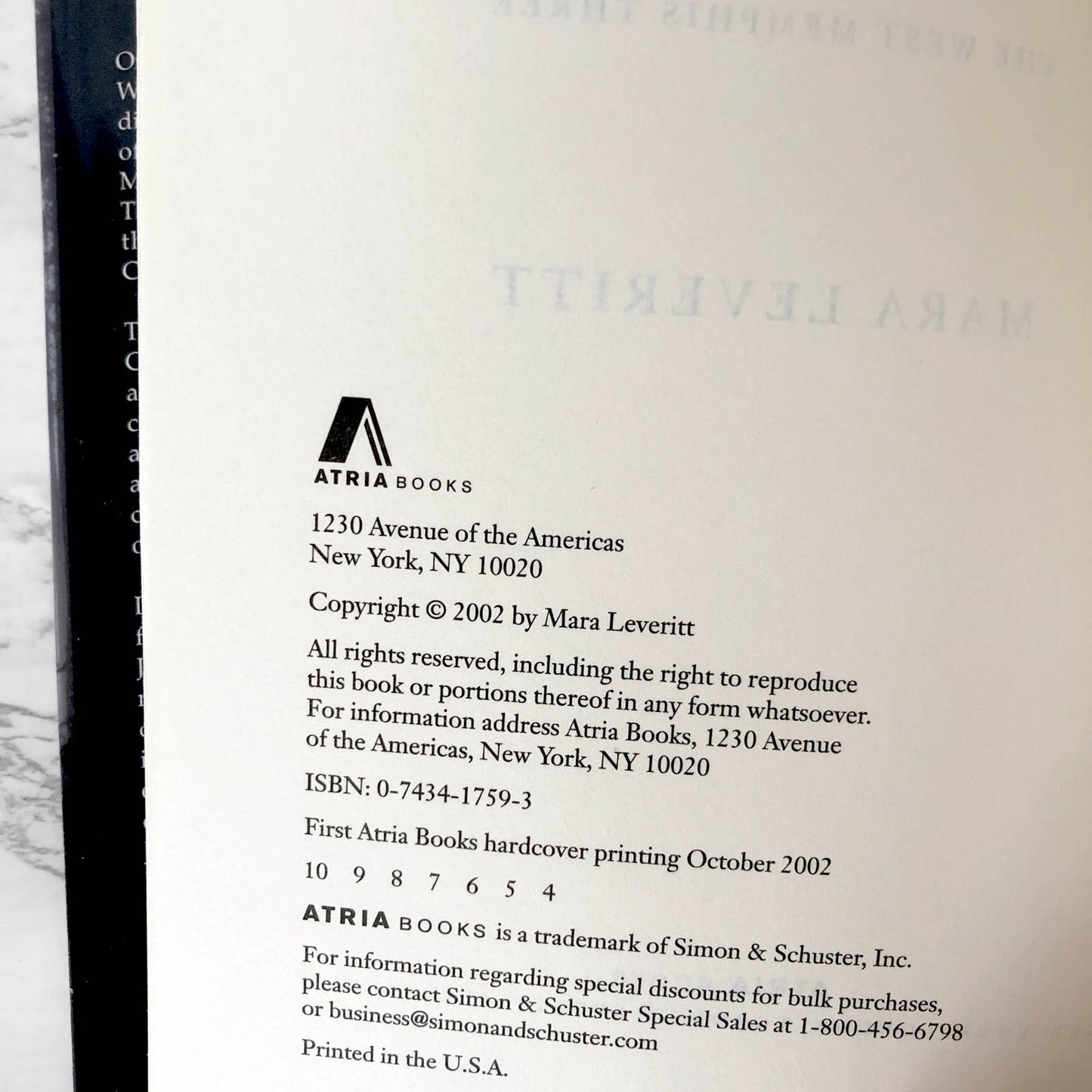 Devil's Knot: The True Story of the West Memphis Three by Mara Leveritt [FIRST EDITION] 2002