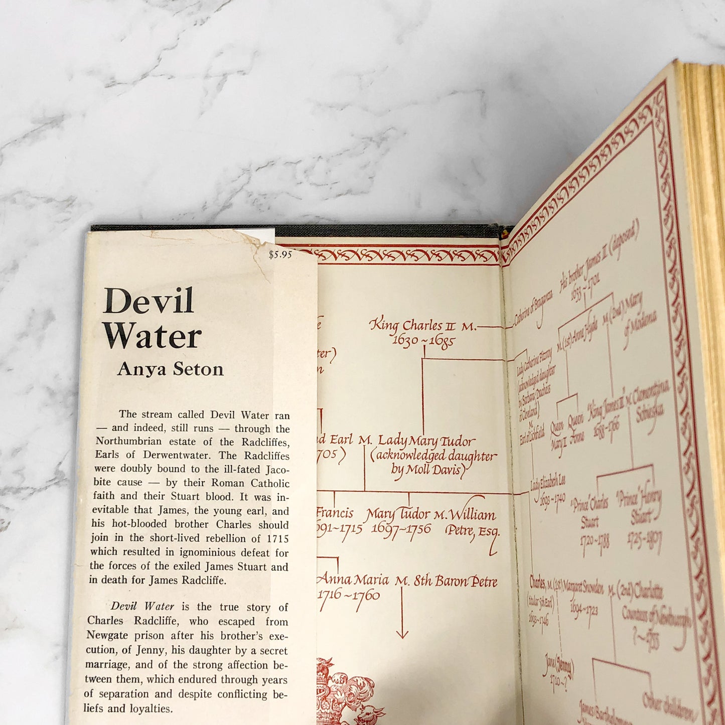 Devil Water by Anya Seton [FIRST EDITION • FIRST PRINTING] 1962 • Houghton Mifflin