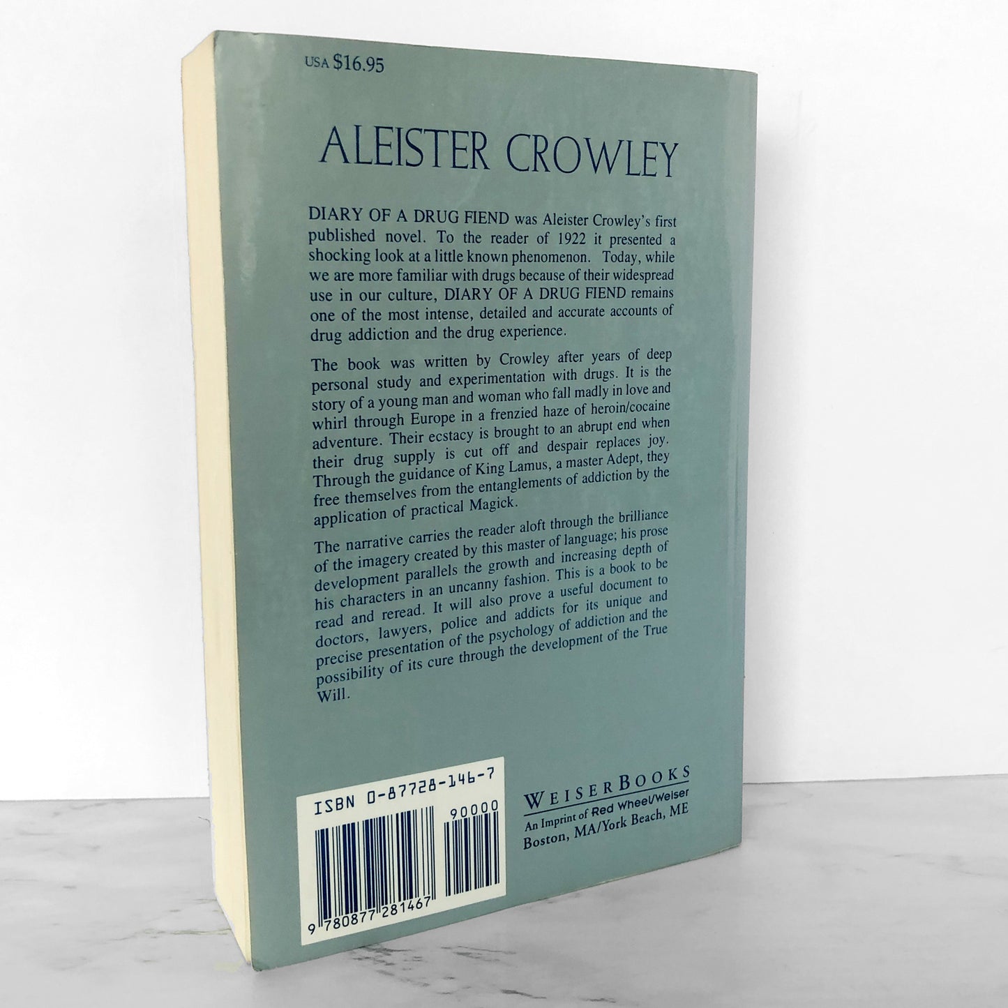 Diary of a Drug Fiend by Aleister Crowley [TRADE PAPERBACK / 2001]