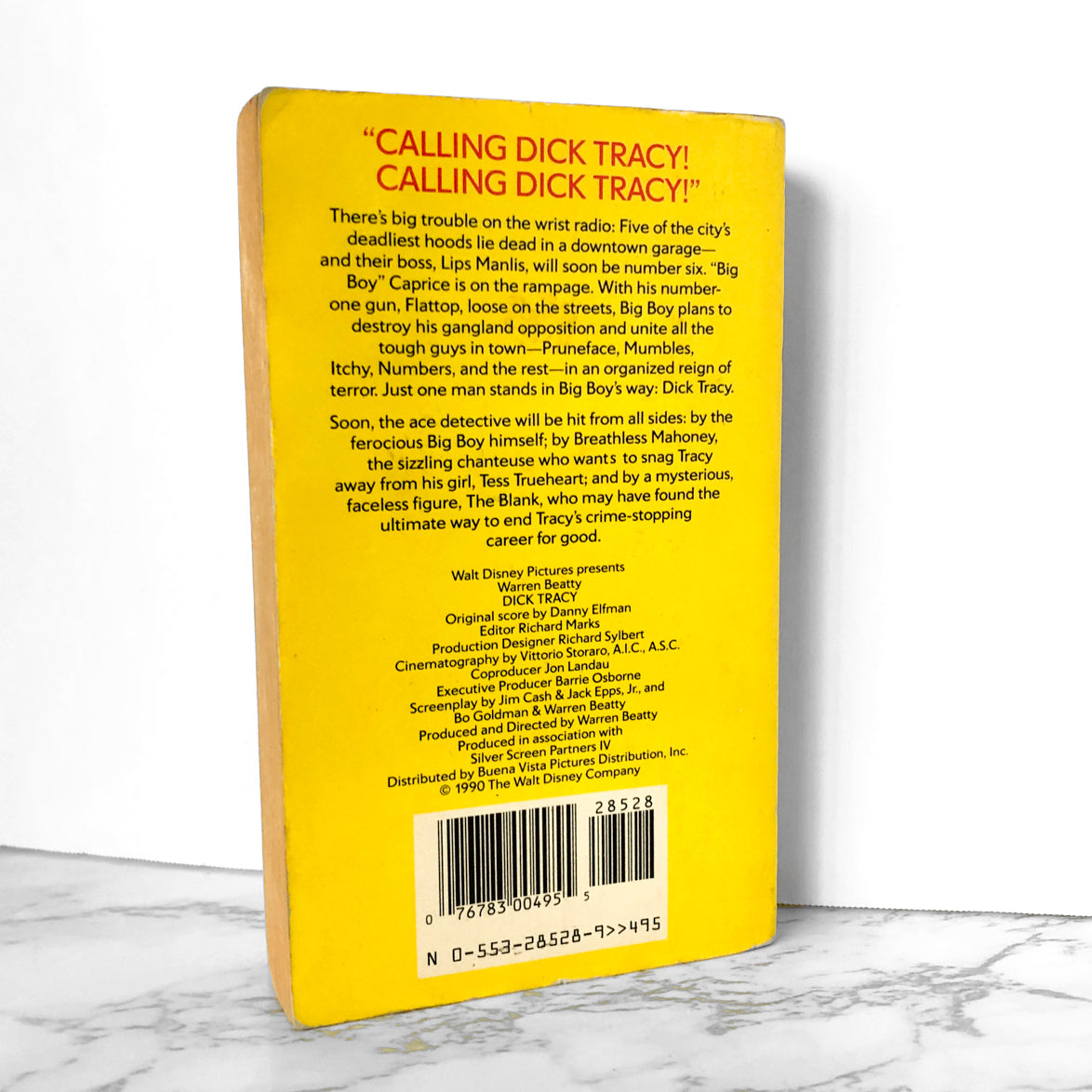 Dick Tracy by Max Allan Collins [1990 MOVIE TIE IN PAPERBACK] - Bookshop Apocalypse