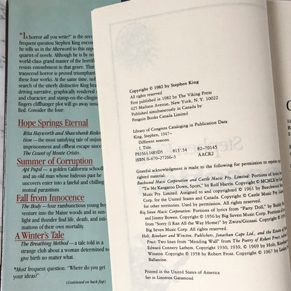 Different Seasons by Stephen King [FIRST BC EDITION] - Bookshop Apocalypse