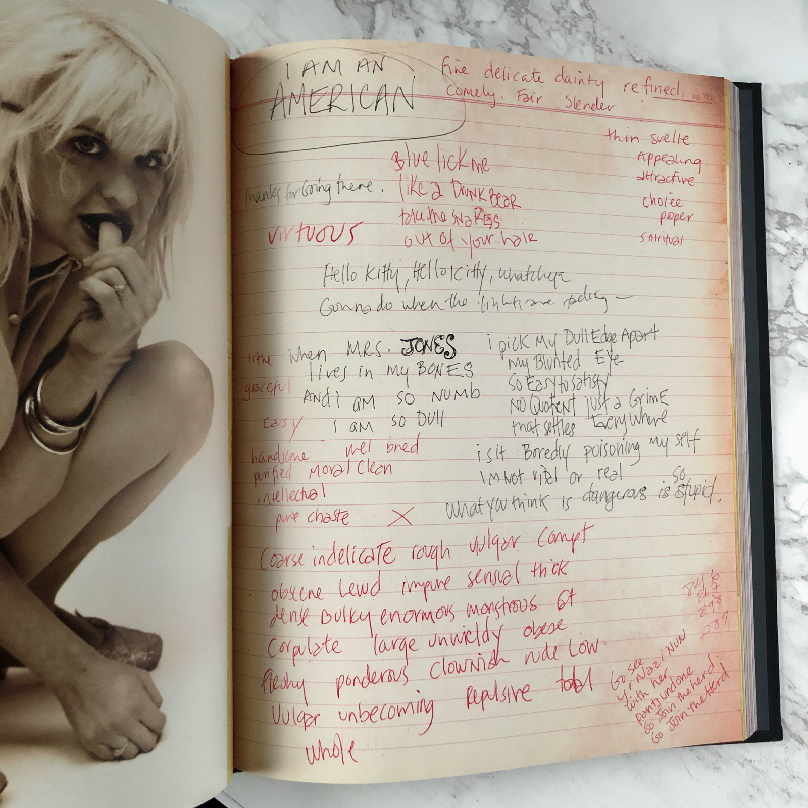 Dirty Blonde: The Diaries of Courtney Love [SIGNED FIRST PRINTING]