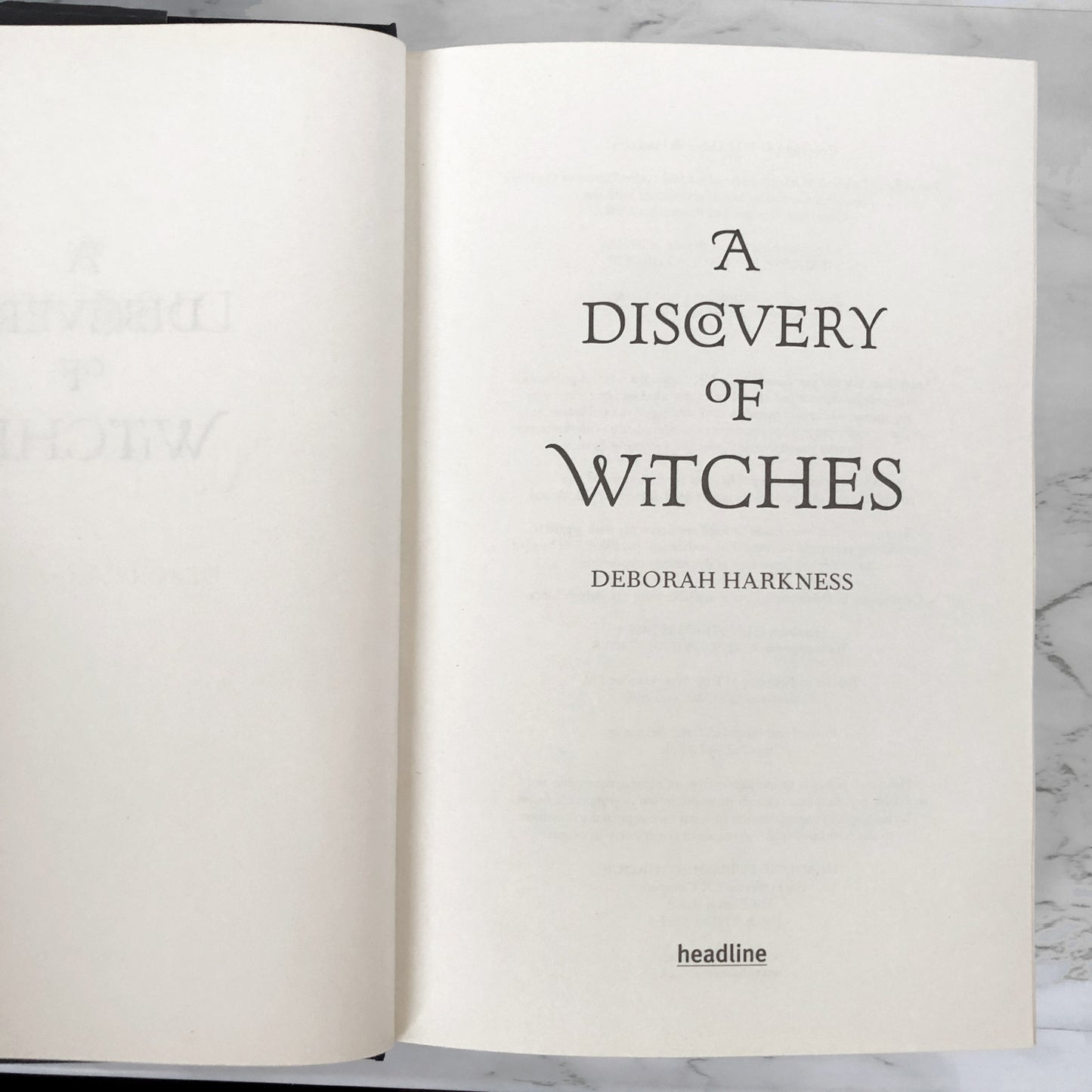 A Discovery of Witches by Deborah Harkness [U.K. FIRST EDITION / FIRST PRINTING]