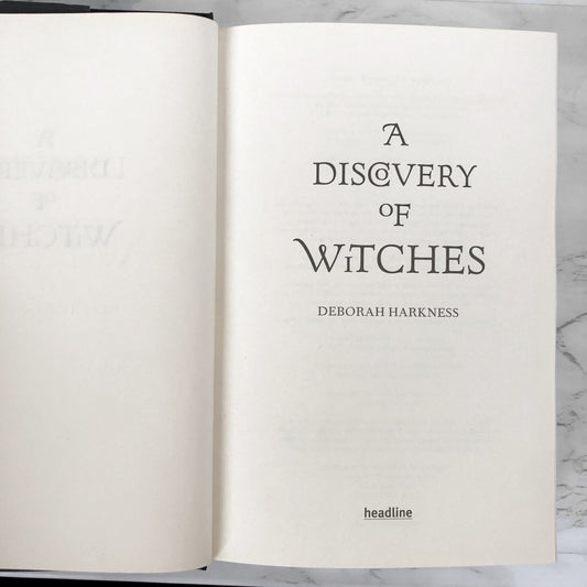 A Discovery of Witches by Deborah Harkness [U.K. FIRST EDITION / FIRST PRINTING]