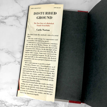 Disturbed Ground: The True Story of a Diabolical Female Serial Killer by Carla Norton [FIRST EDITION] 1994