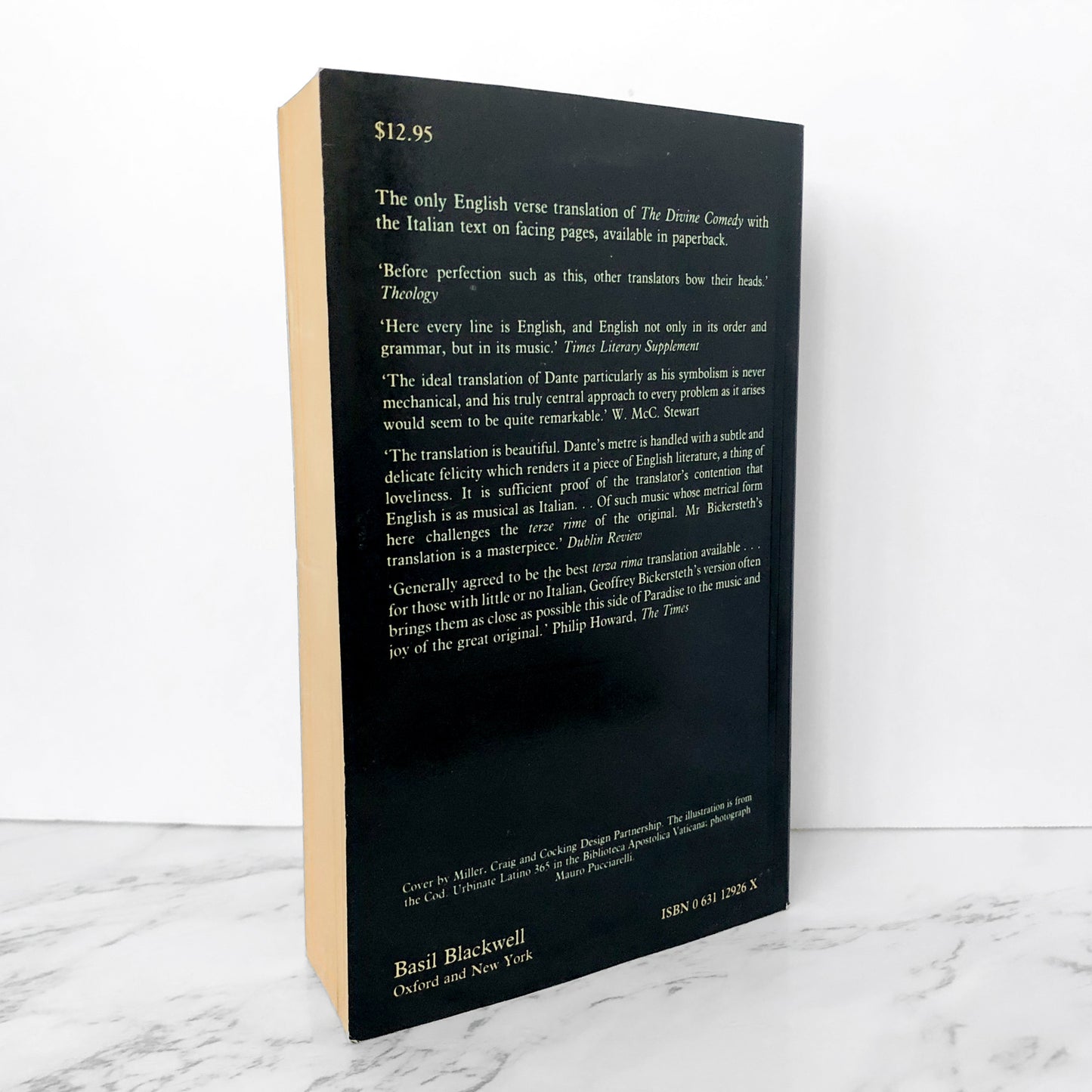 The Divine Comedy by Dante Alighieri / Geoffrey L. Bickersteth [1986 TRADE PAPERBACK] - Bookshop Apocalypse