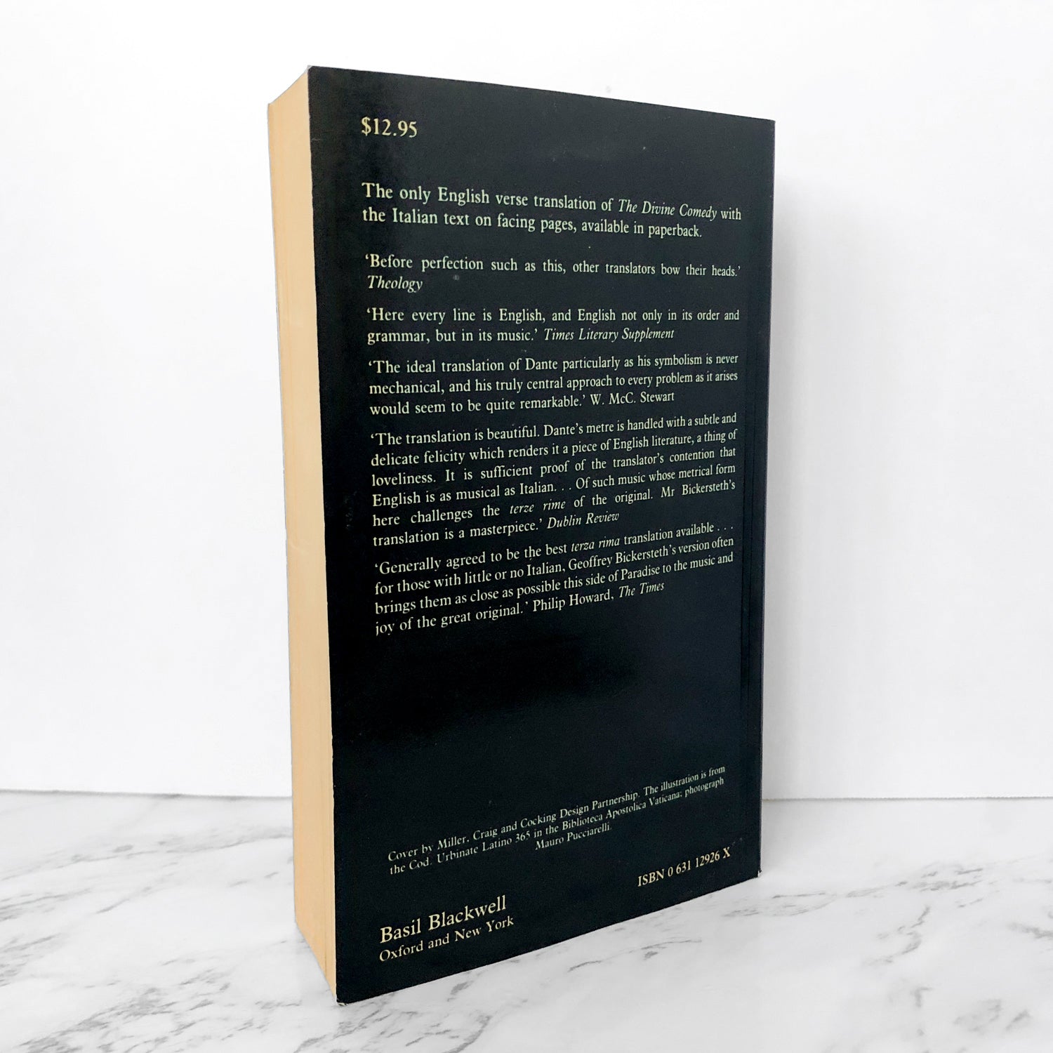 The Divine Comedy by Dante Alighieri / Geoffrey L. Bickersteth [1986 TRADE PAPERBACK] - Bookshop Apocalypse