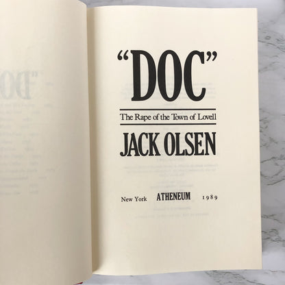 Doc: The Rape of the Town of Lovell by Jack Olsen [FIRST EDITION / FIRST PRINTING] - Bookshop Apocalypse