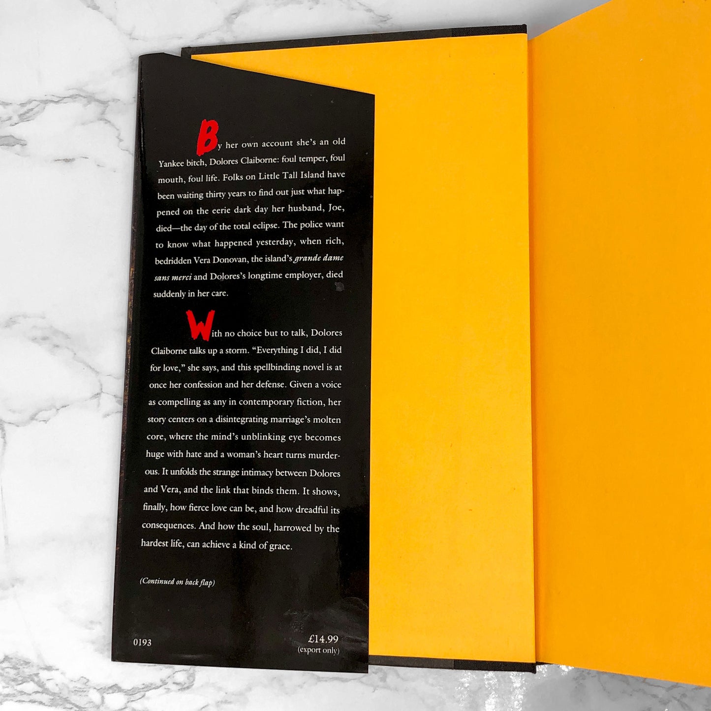 Dolores Claiborne by Stephen King [FIRST EDITION / FIRST PRINTING] 1993