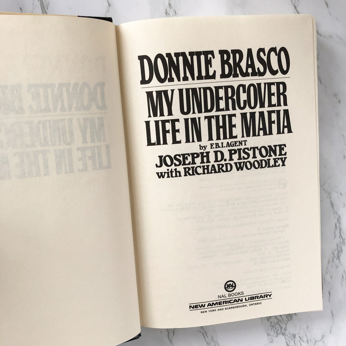 Donnie Brasco by Joseph D. Pistone [BOOK CLUB EDITION] - Bookshop Apocalypse