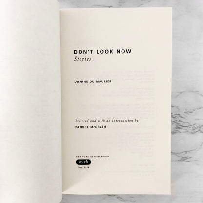 Don't Look Now by Daphne du Maurier [TRADE PAPERBACK] 2008 • NYRB
