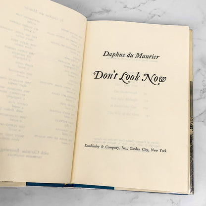 Don't Look Now by Daphne du Maurier [1971 HARDCOVER] • Doubleday