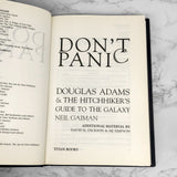 Don't Panic: Douglas Adams & The Hitchhiker's Guide to the Galaxy by Neil Gaiman [U.K. HARDCOVER] 2003
