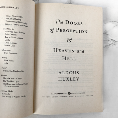 The Doors of Perception & Heaven and Hell by Aldous Huxley [TRADE PAPERBACK]