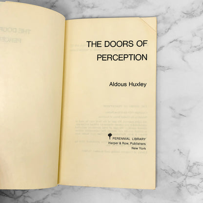 The Doors of Perception by Aldous Huxley [FIRST PAPERBACK PRINTING] 1970