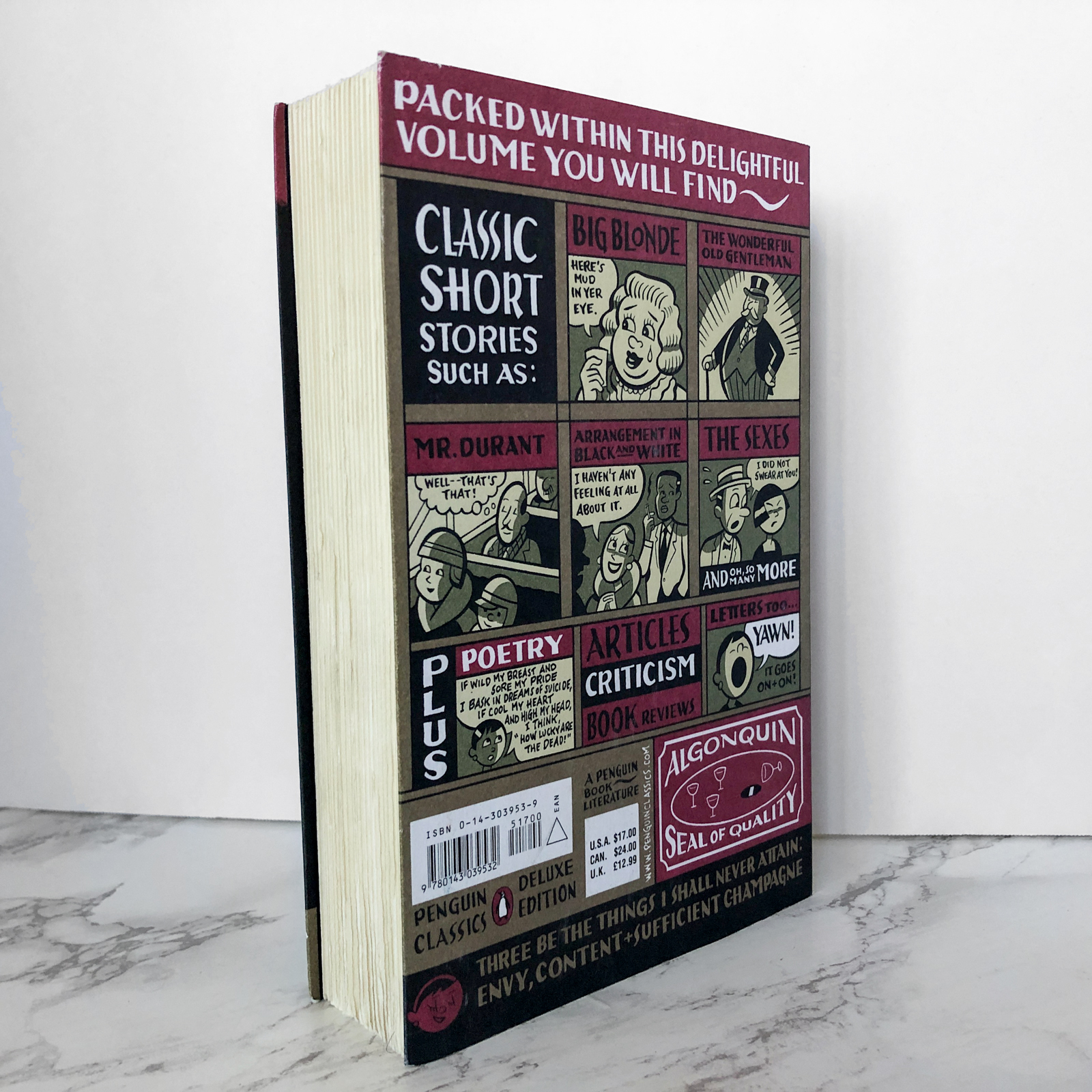 The Portable Dorothy Parker [DELUXE EDITION] - Bookshop Apocalypse