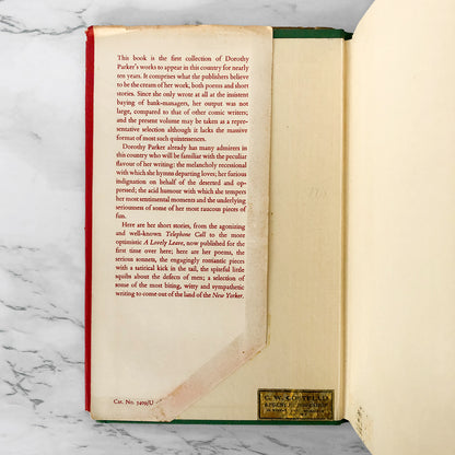 The Best of Dorothy Parker [U.K. FIRST EDITION / 1952]
