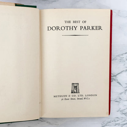 The Best of Dorothy Parker [U.K. FIRST EDITION / 1952]