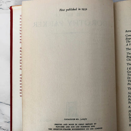 The Best of Dorothy Parker [U.K. FIRST EDITION / 1952]