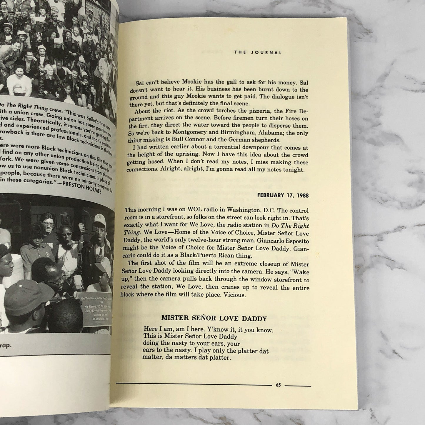 Do the Right Thing by Spike Lee w. Lisa Jones [1989 TRADE PAPERBACK]