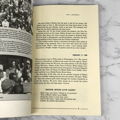 Do the Right Thing by Spike Lee w. Lisa Jones [1989 TRADE PAPERBACK]