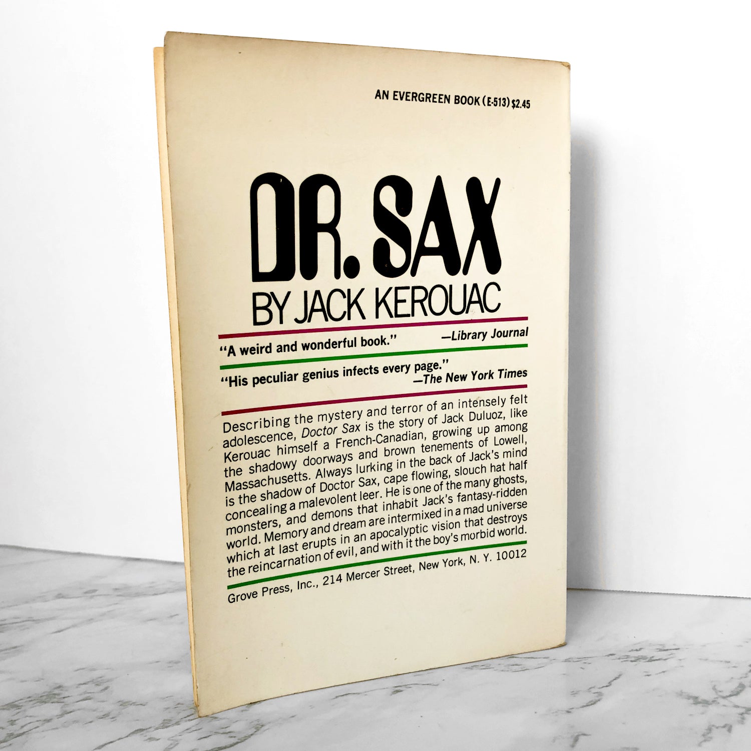 Dr. Sax by Jack Kerouac [1959 FIRST PAPERBACK EDITION] - Bookshop Apocalypse