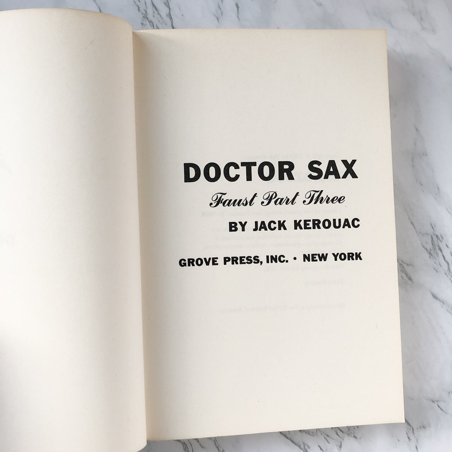 Dr. Sax by Jack Kerouac [1959 FIRST PAPERBACK EDITION] - Bookshop Apocalypse
