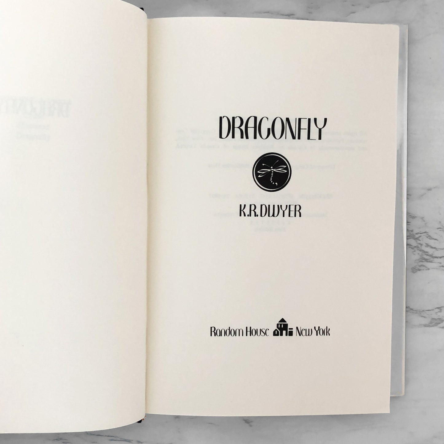 Dragonfly by K.R. Dwyer "aka Dean Koontz" [FIRST EDITION] 1975