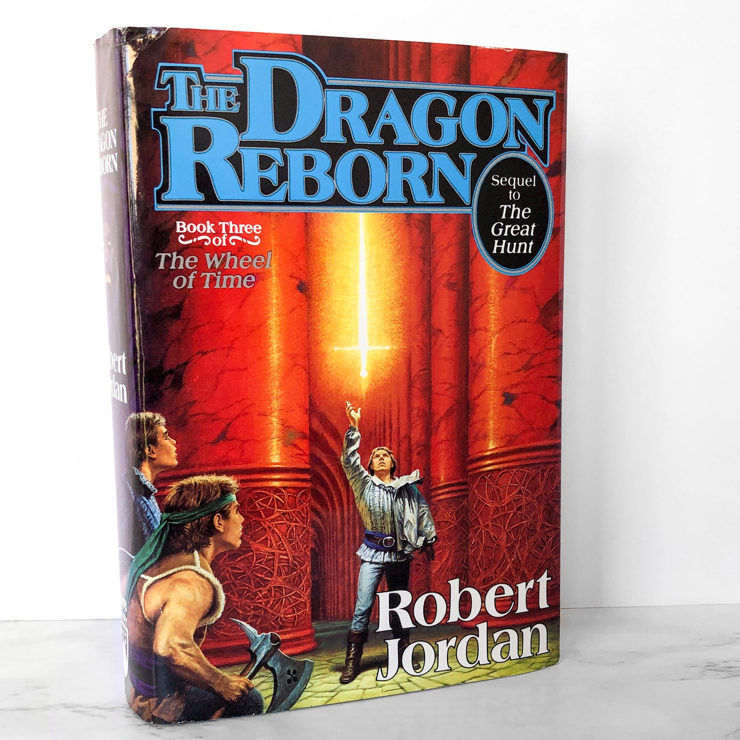 The Dragon Reborn by Robert Jordan [1991 HARDCOVER] The Wheel of Time #3