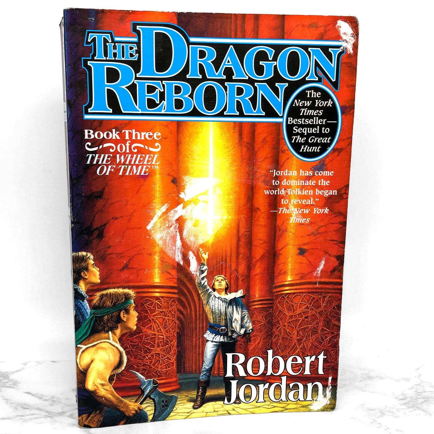 The Dragon Reborn by Robert Jordan [FIRST TRADE PAPERBACK PRINTING] The Wheel of Time #3