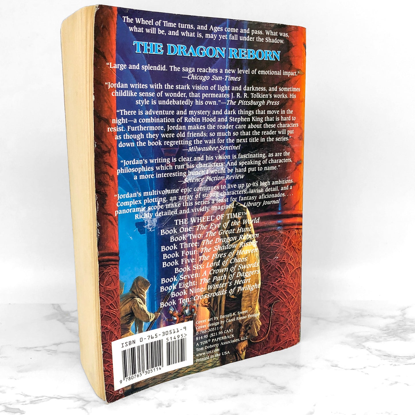 The Dragon Reborn by Robert Jordan [FIRST TRADE PAPERBACK PRINTING] The Wheel of Time #3