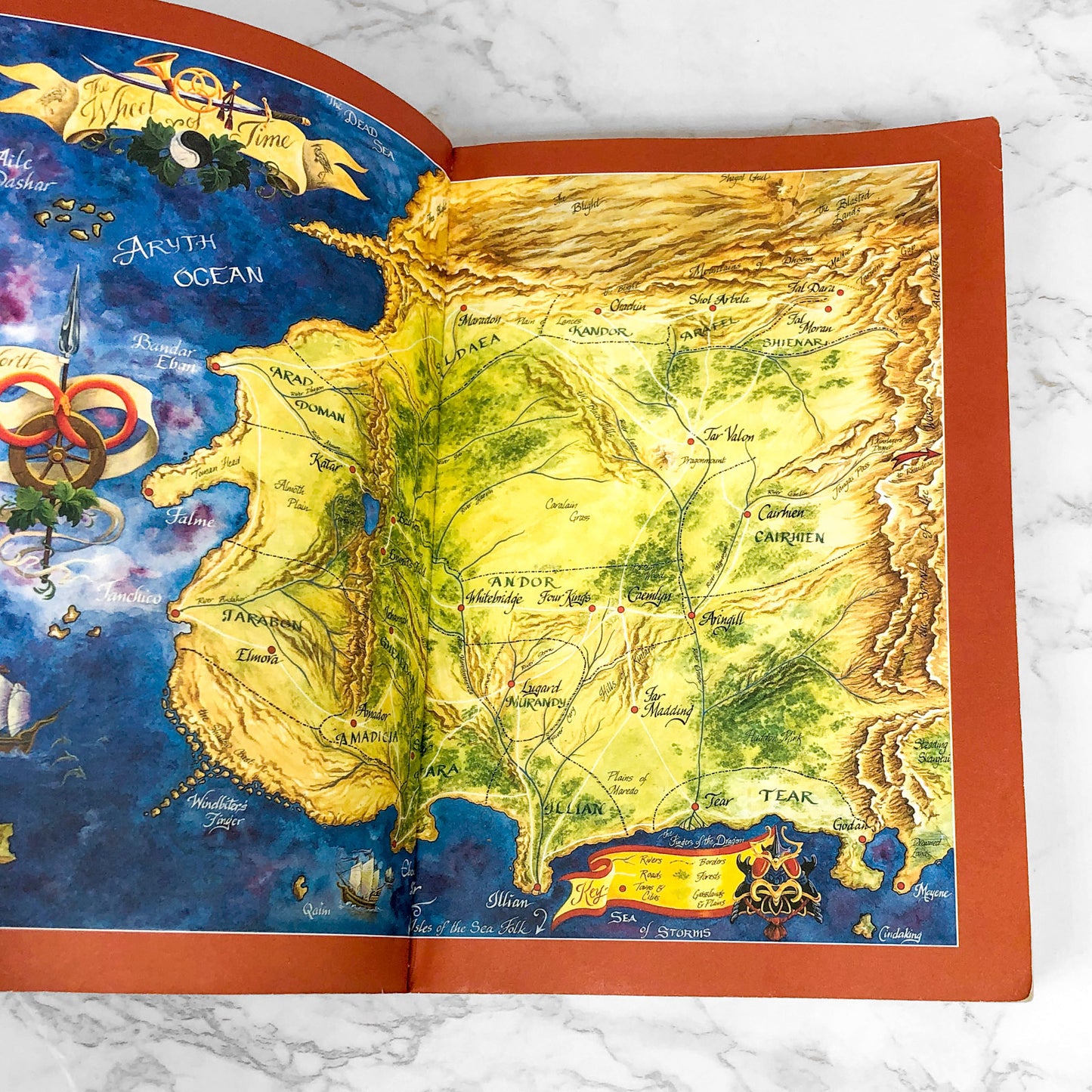 The Dragon Reborn by Robert Jordan [FIRST TRADE PAPERBACK PRINTING] The Wheel of Time #3