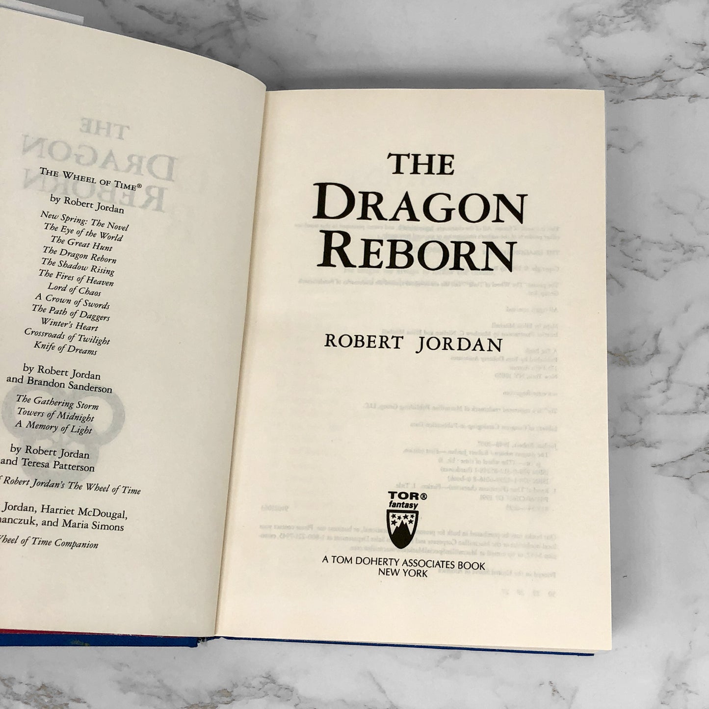 The Dragon Reborn by Robert Jordan [FIRST EDITION] 1993 • The Wheel of Time #3