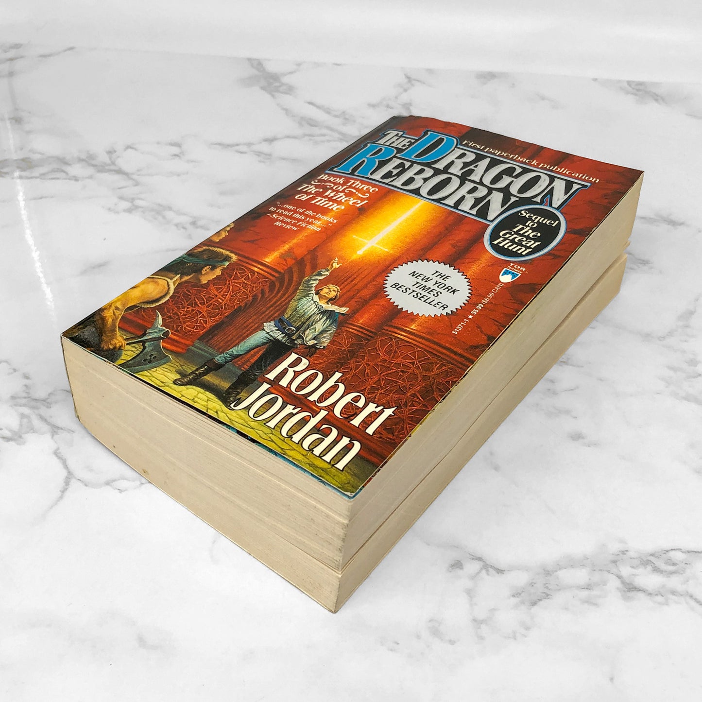 The Dragon Reborn by Robert Jordan [1992 PAPERBACK] Wheel of Time #3