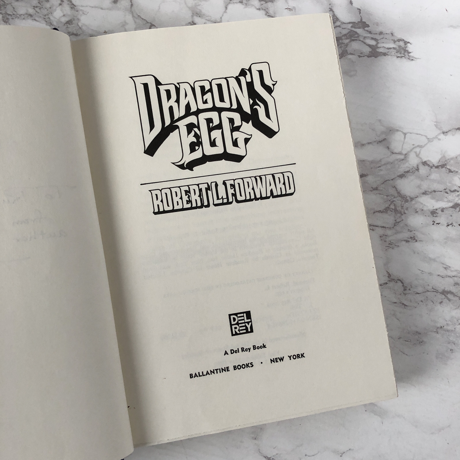 Dragon's Egg by Robert L. Foreward [SIGNED FIRST EDITION / 1980] - Bookshop Apocalypse