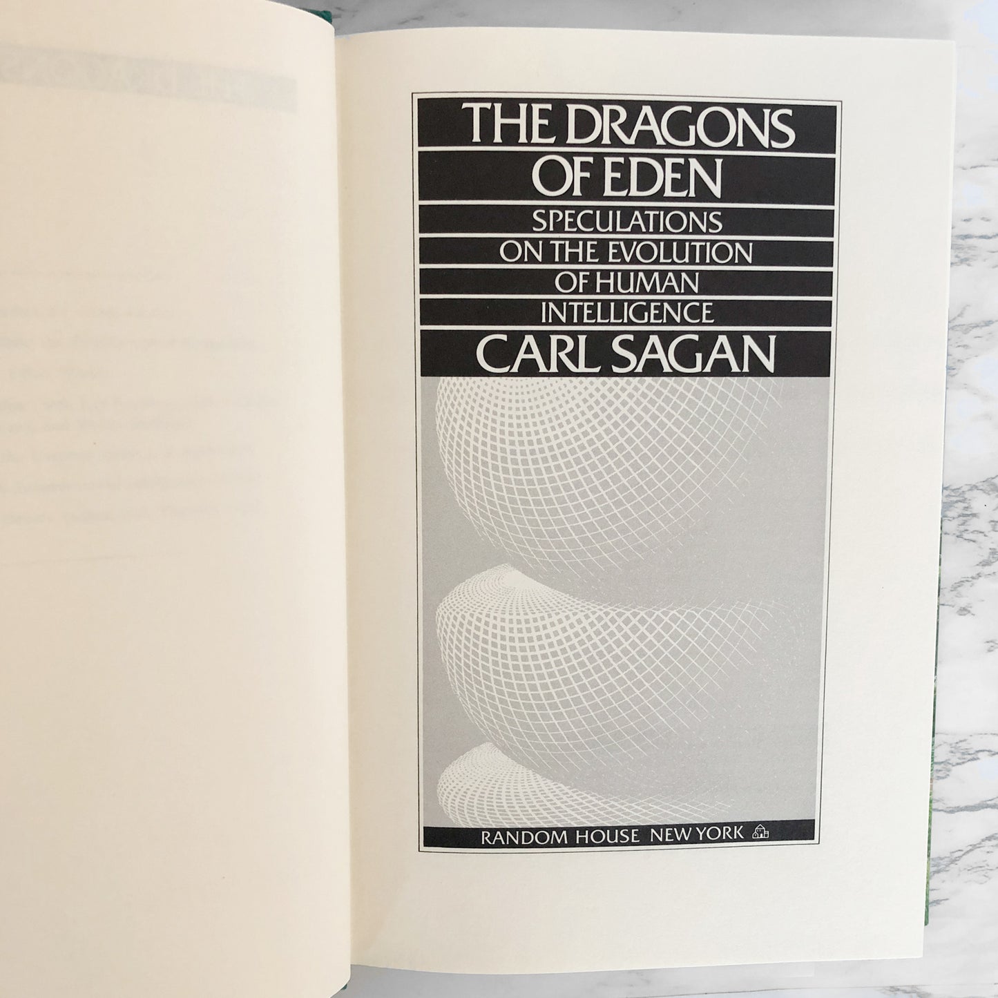 The Dragons of Eden by Carl Sagan [FIRST EDITION / FIRST PRINTING] 1977