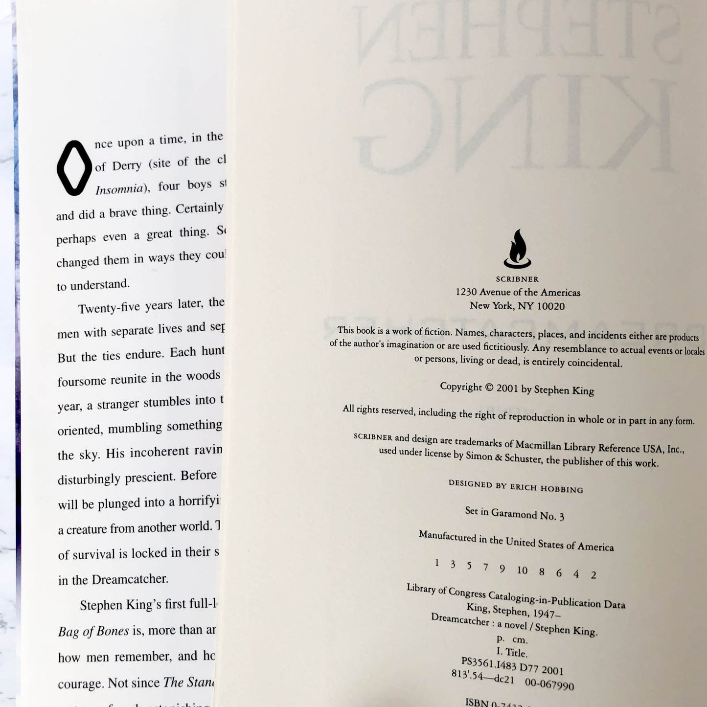 Dreamcatcher by Stephen King [FIRST EDITION • FIRST PRINTING] 2001