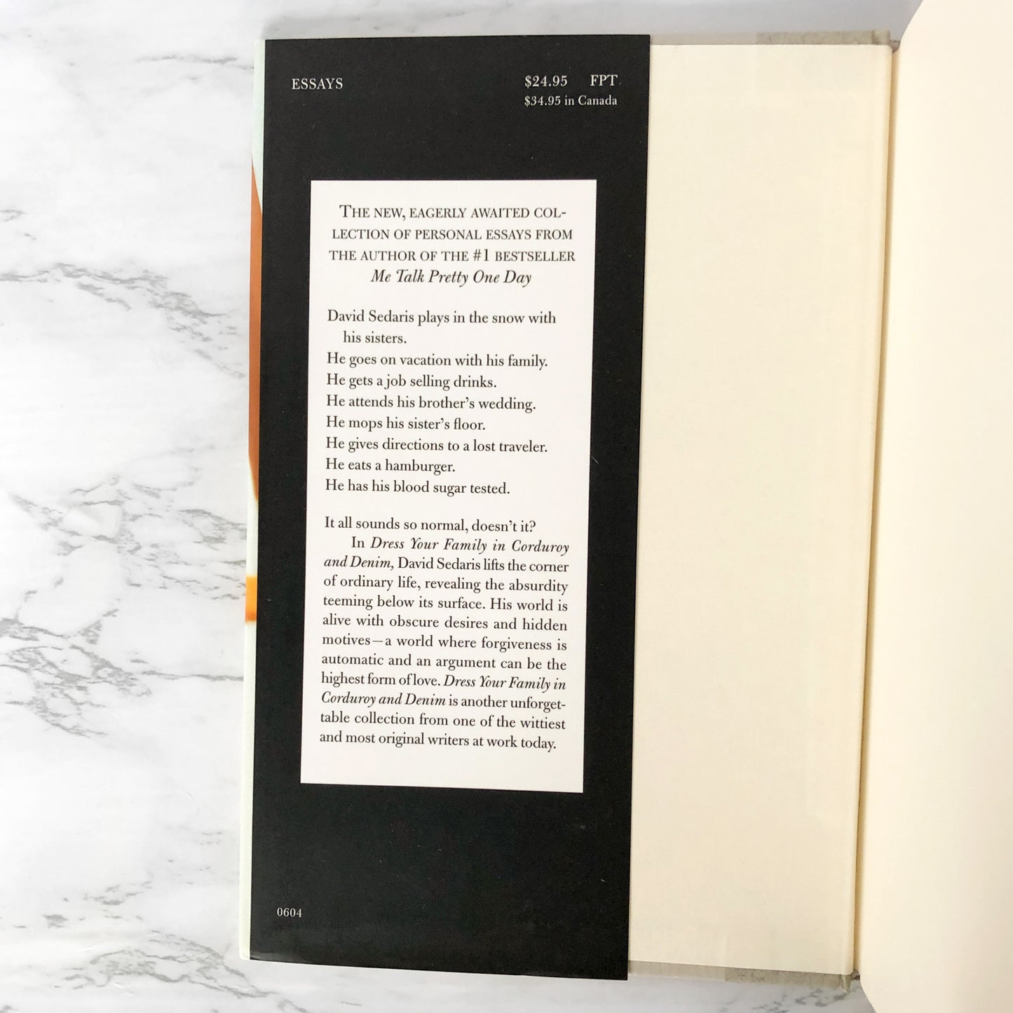 Dress Your Family in Corduroy and Denim by David Sedaris SIGNED! [FIRST EDITION / FIRST PRINTING]